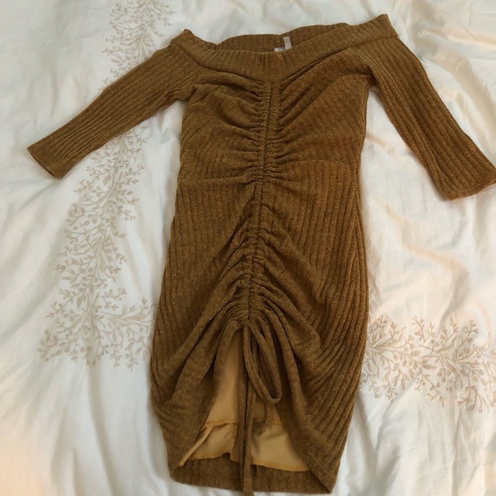 off the shoulder dress